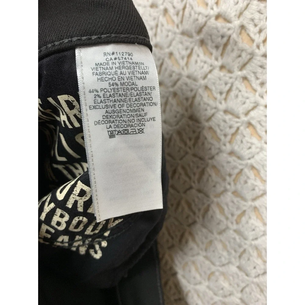 True Religion Geno Jeans Mens Tag 33 Fits 34x33 Black Relaxed Slim Straight‎